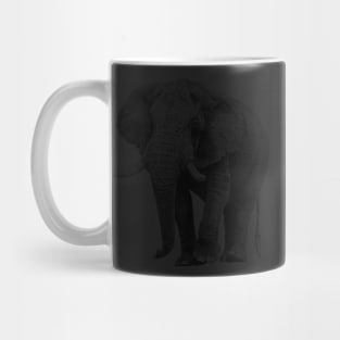 Big Tusker African Elephant on the Move Mug